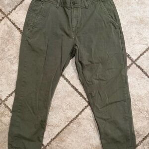 Banana Republic Men's Dark Green Chinos